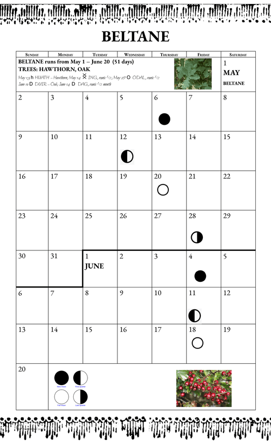 CALENDAR - WHEEL OF THE YEAR 2026-2027 (Digital)