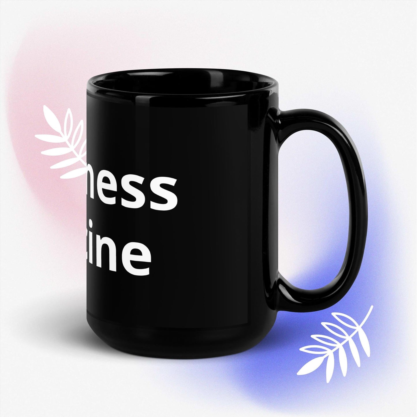 Black Glossy Mug